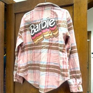 Brand new Barbie flannel shacket